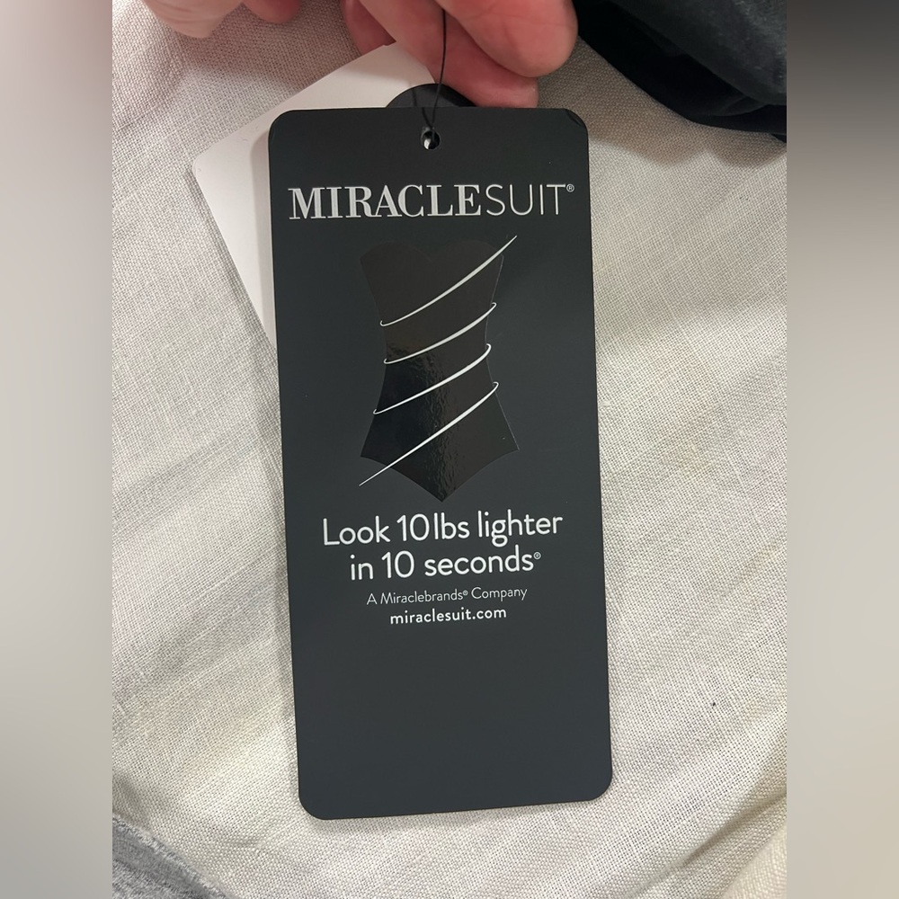 Miraclesuit Classic Black Swimsuit - Picture 8 of 9